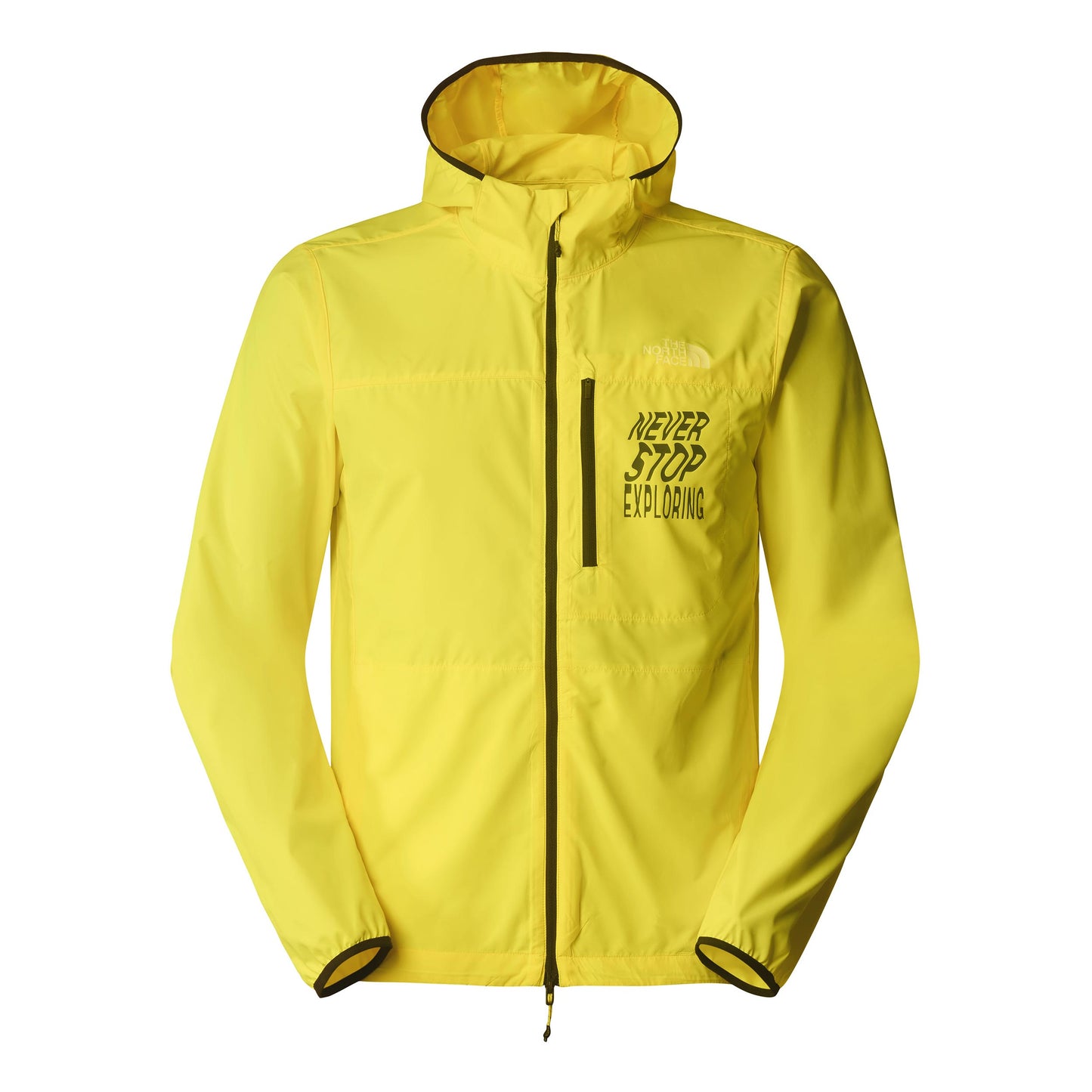 The North Face Higher Run Wind Chaqueta para correr Hombres - amarillo neón,