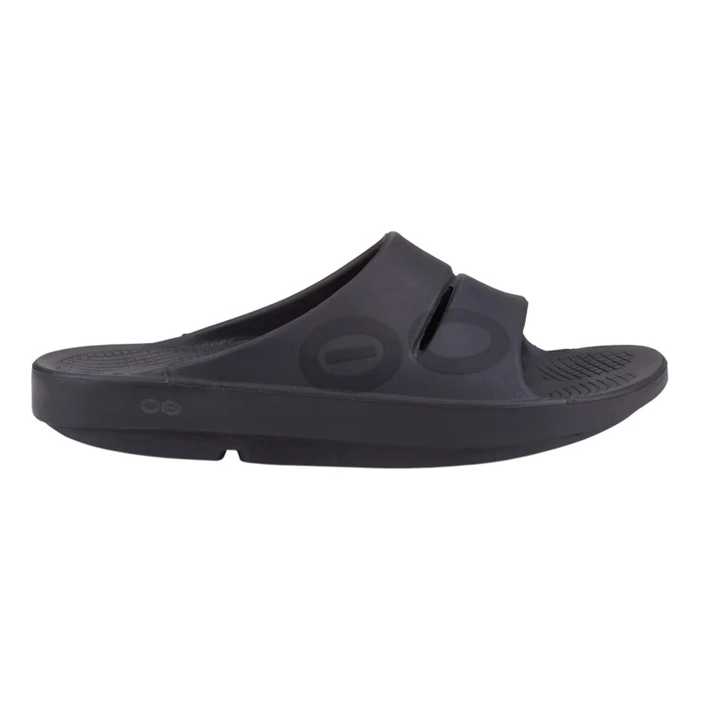 OOFOS Ooahh Sport Zapato de recuperación Unisex - negro mate