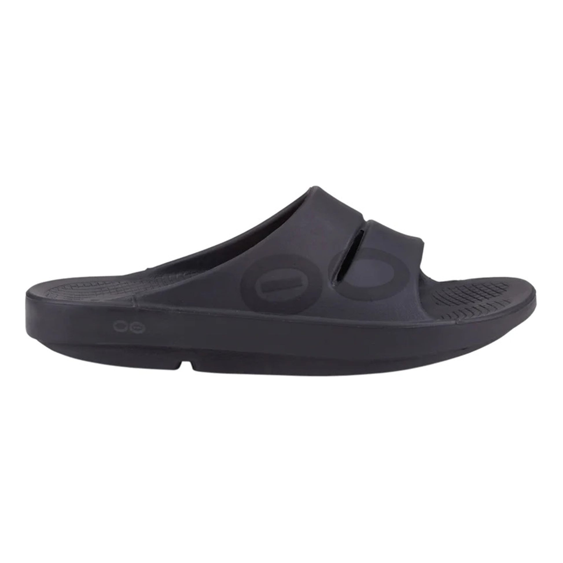 OOFOS Ooahh Sport Zapato de recuperación Unisex - negro mate