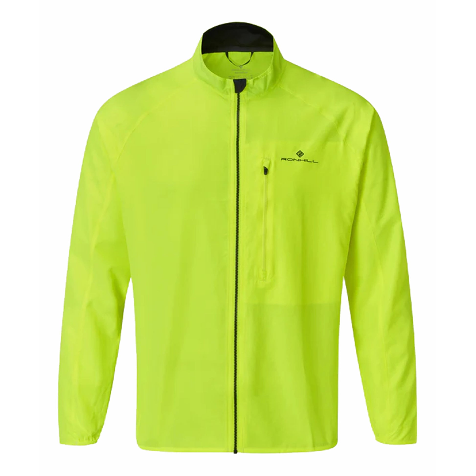 Ronhill Core Chaqueta para correr Hombres - verde neón, negro