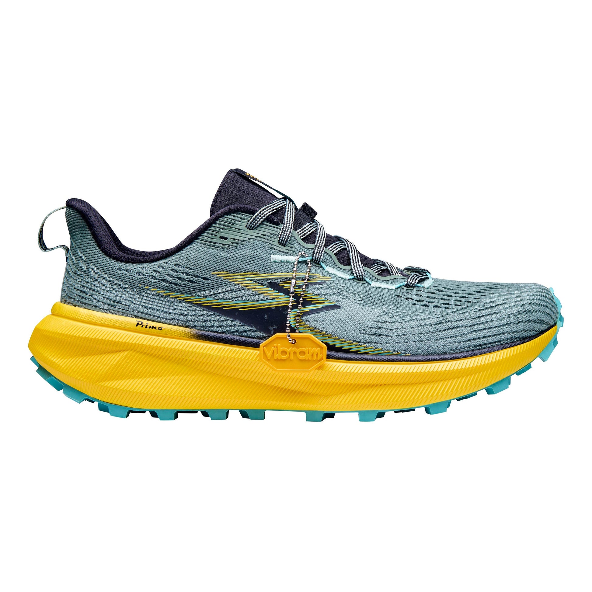 361° Lynx Zapatilla trail Hombres - oliva, amarillo