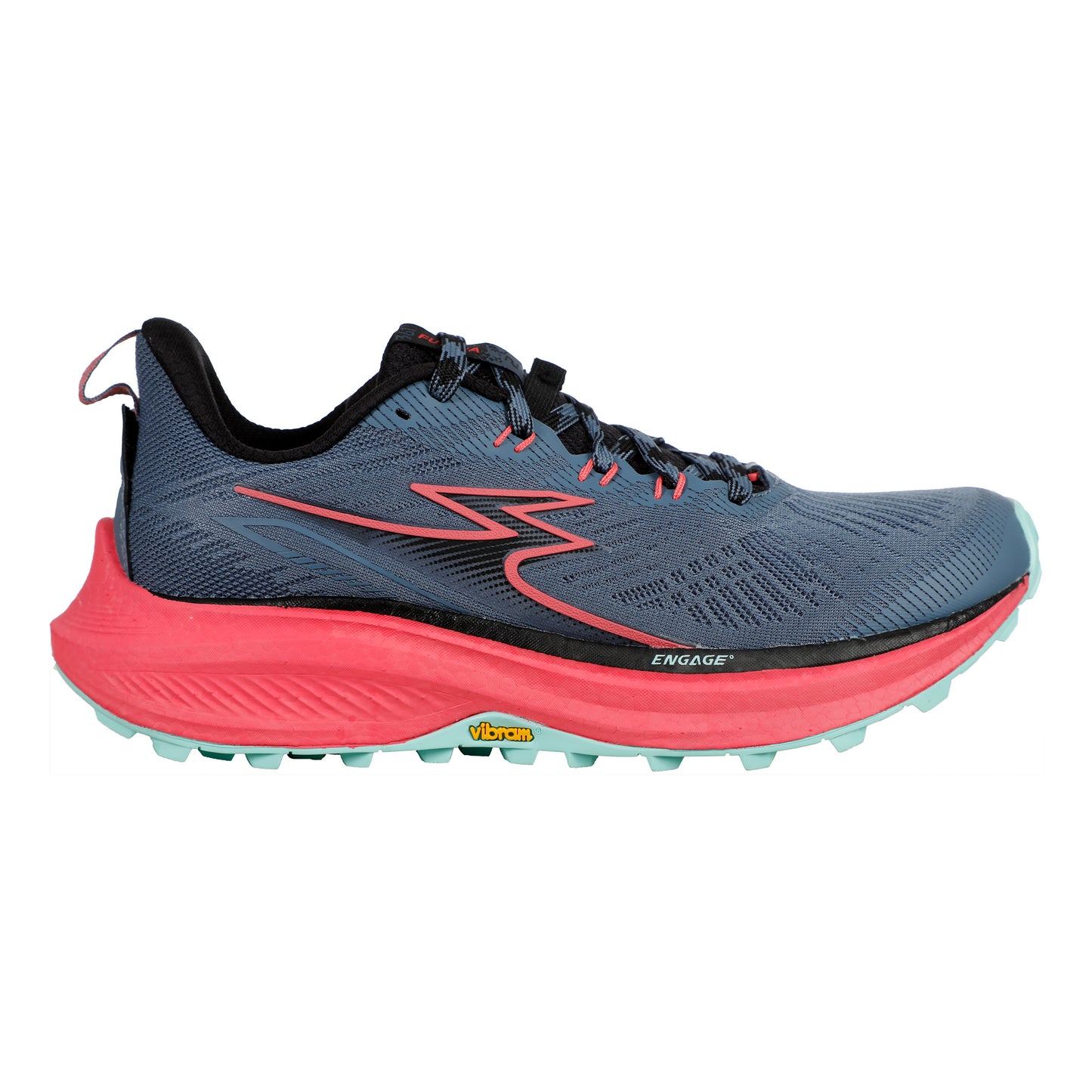 361° Futura 2 Zapatilla Trail Mujeres-Gris,Coral