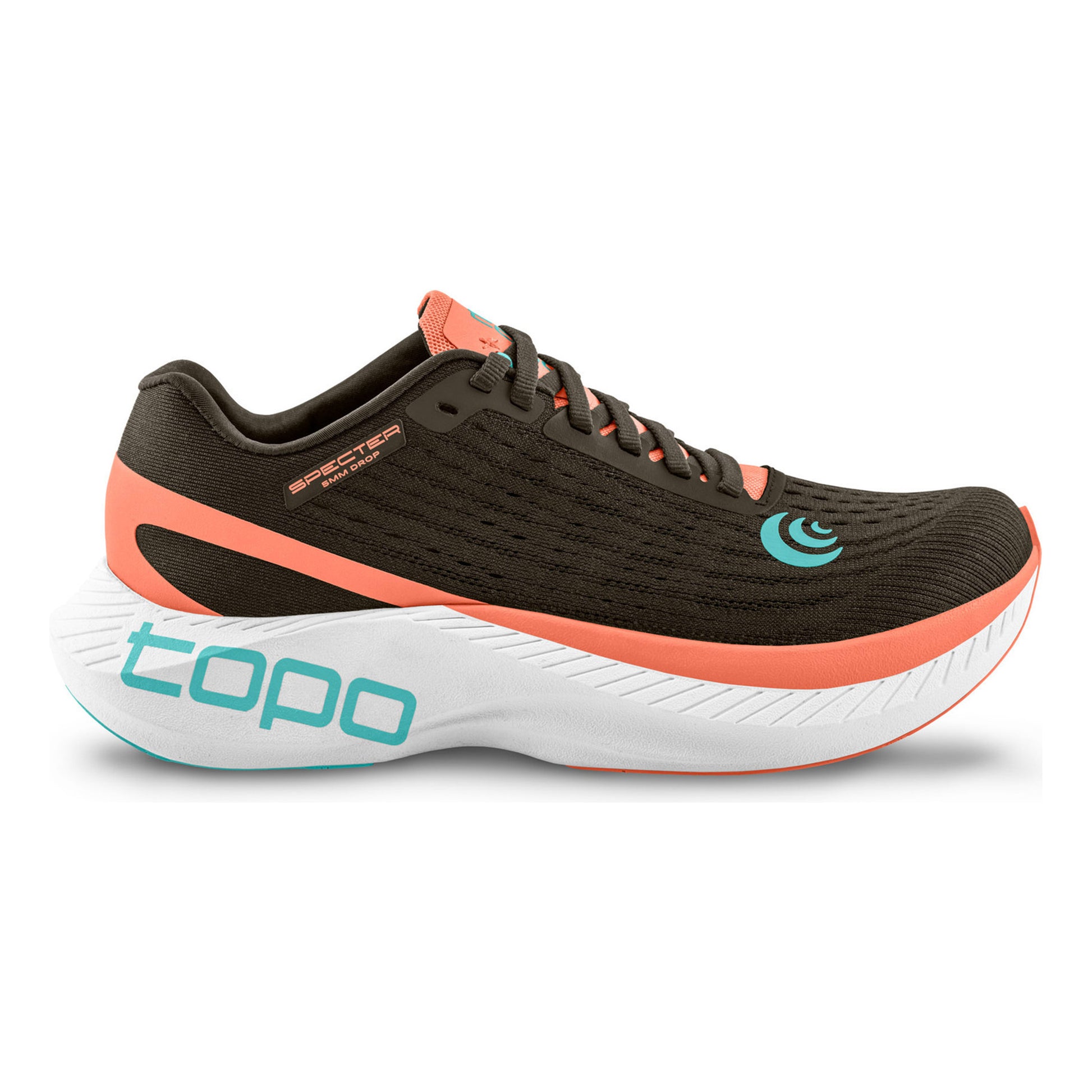 TOPO ATHLETIC Specter Zapatilla De Competición Mujeres-Negro,Beige
