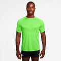 Stride Camiseta de running Hombres - verde claro, plateado