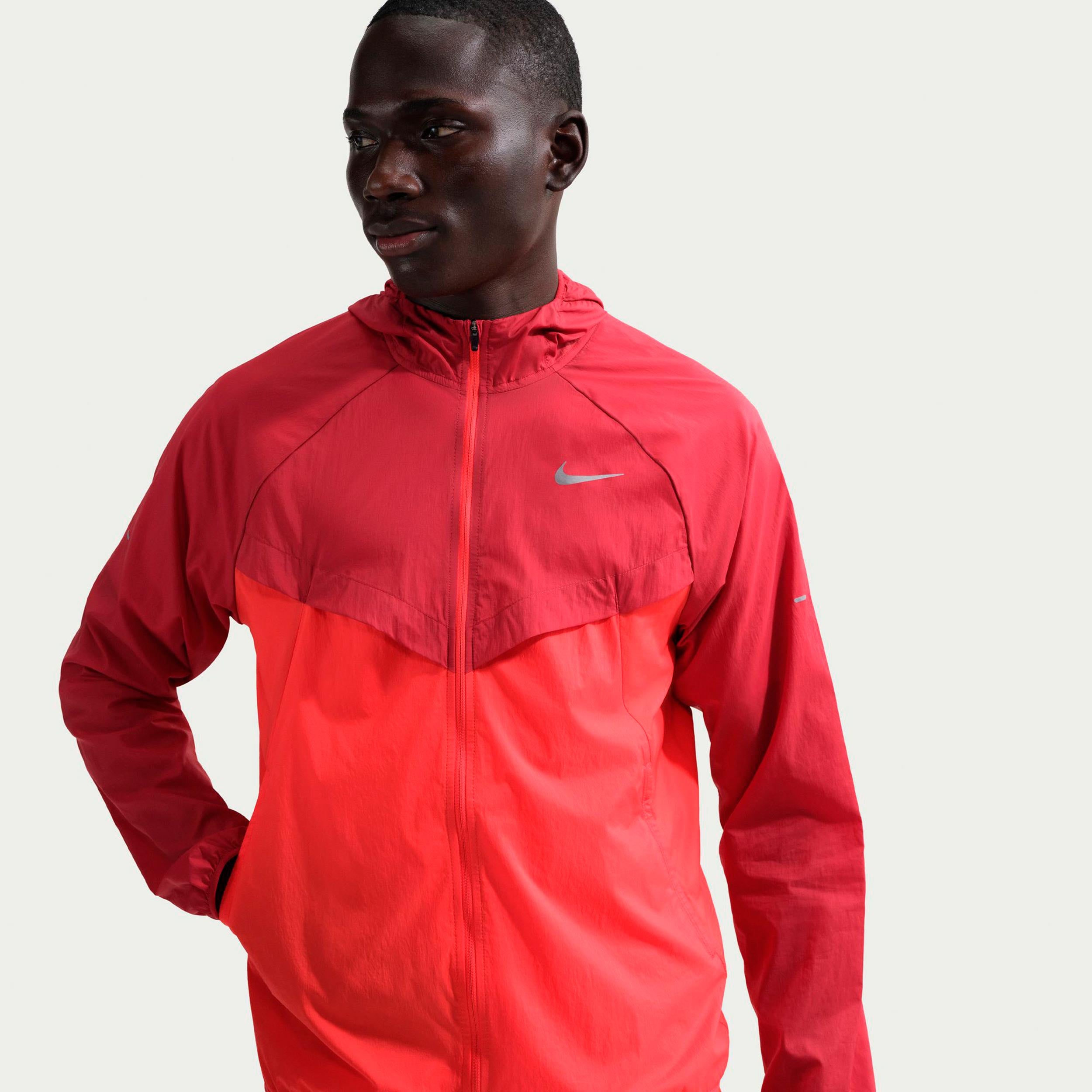 Nike Stride Chaqueta para correr Hombres - rojo, rojo claro