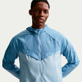 Stride Chaqueta para correr Hombres - azul, azul claro