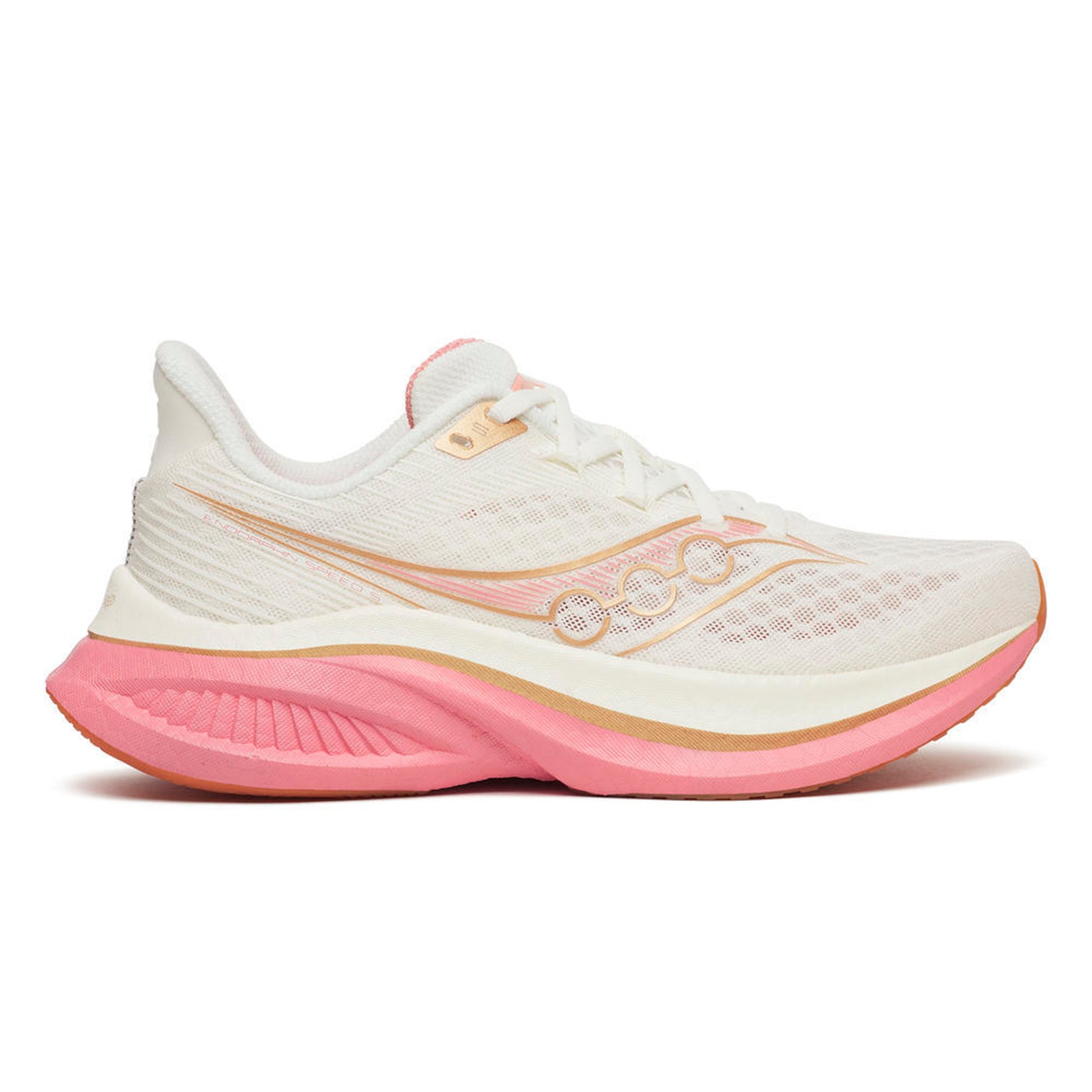Saucony Endorphin Speed 5 Zapatilla de competición Mujeres-crema, malva