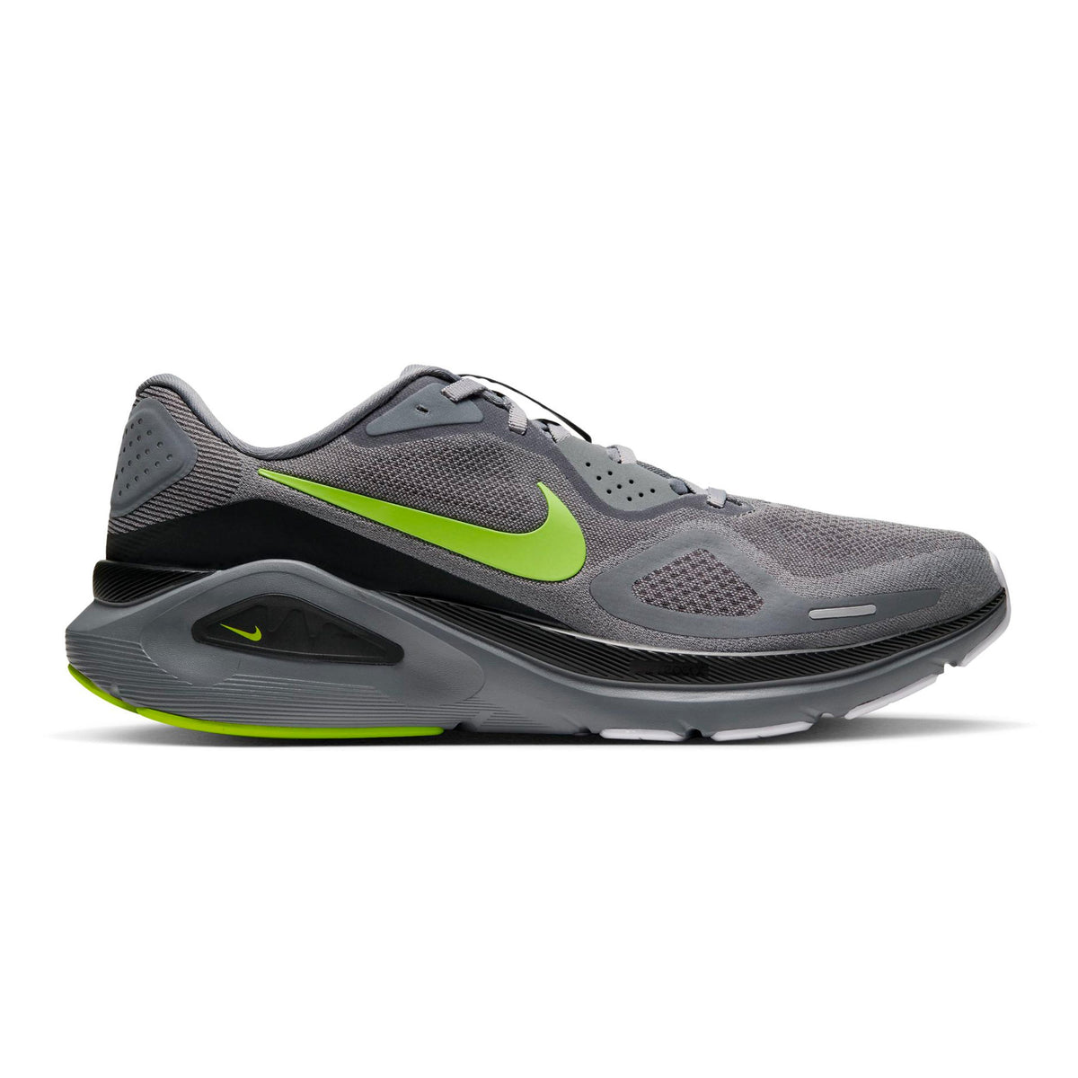 Nike Structure 26 Zapatilla de estabilidad Hombres - gris, amarillo limón