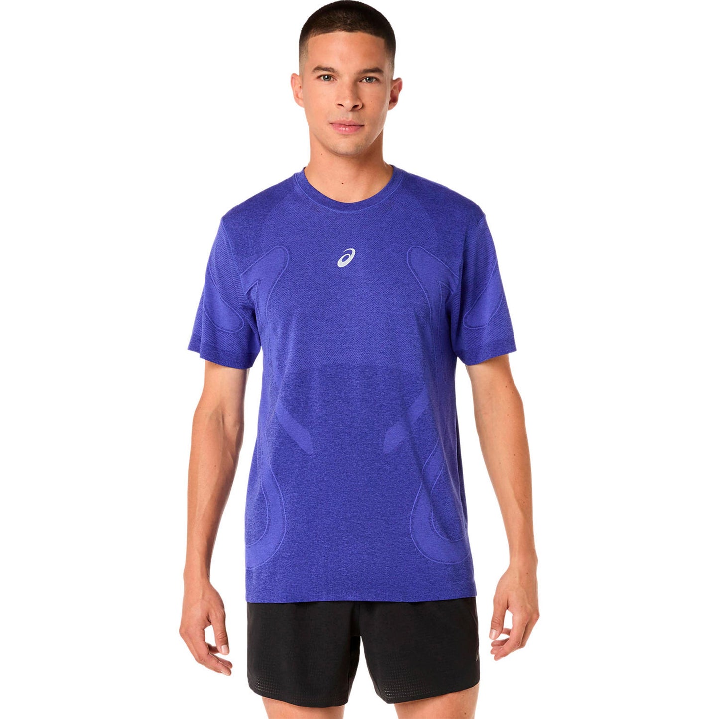 ASICS Road Seamless  Camiseta de running Hombres - azul, lila