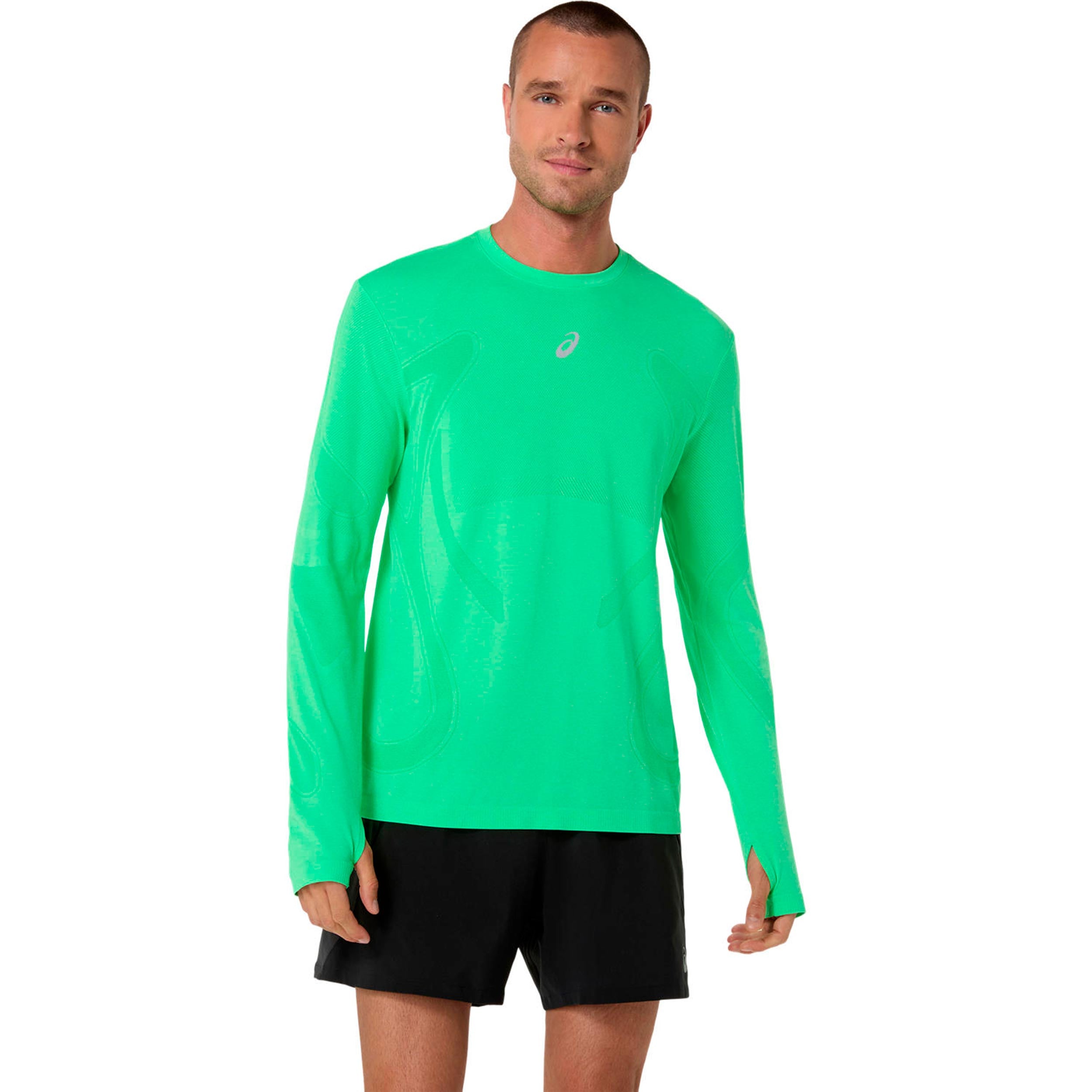 ASICS Road Seamless  Camiseta de running Hombres - verde, verde