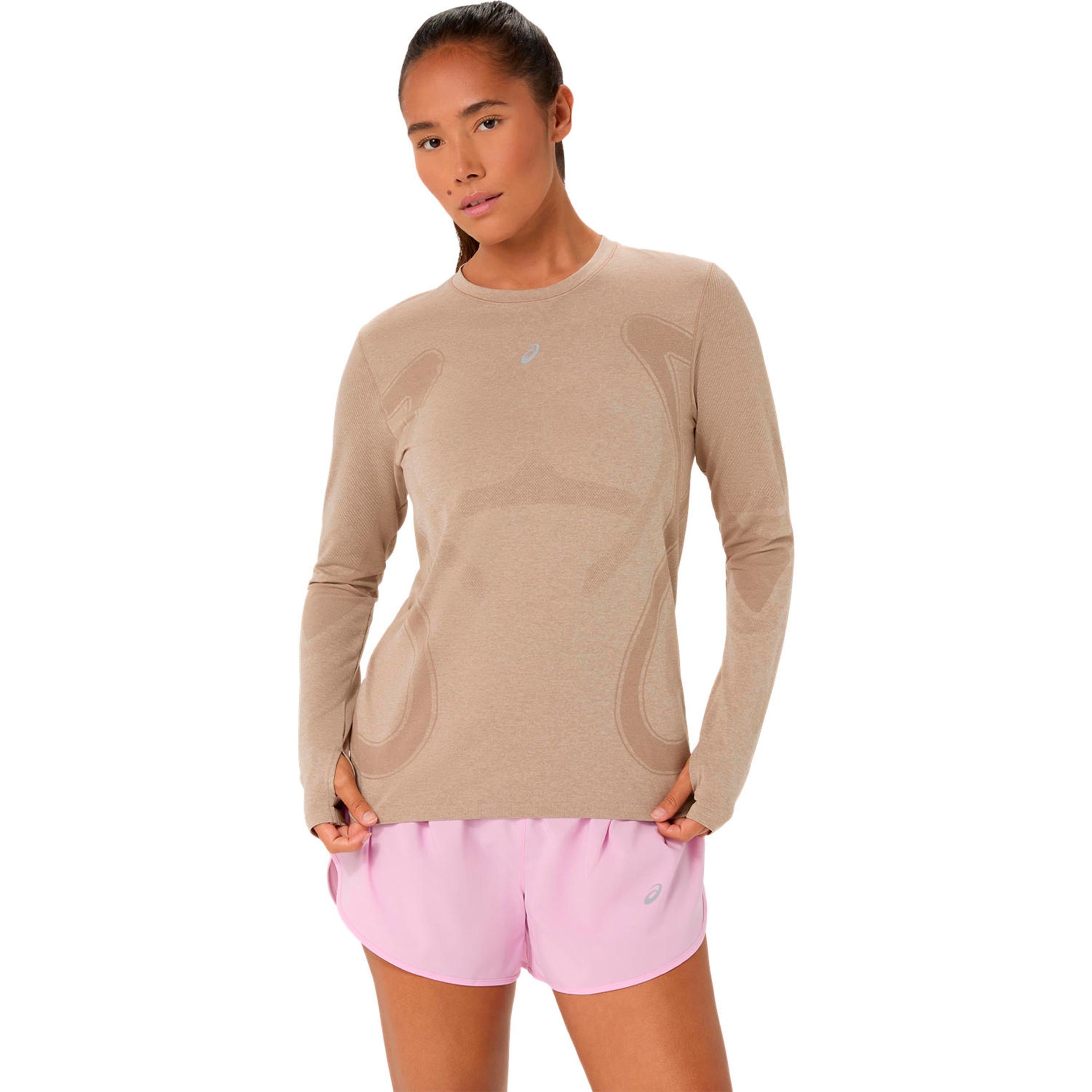 ASICS Road Seamless  Camiseta de running Mujeres - beige