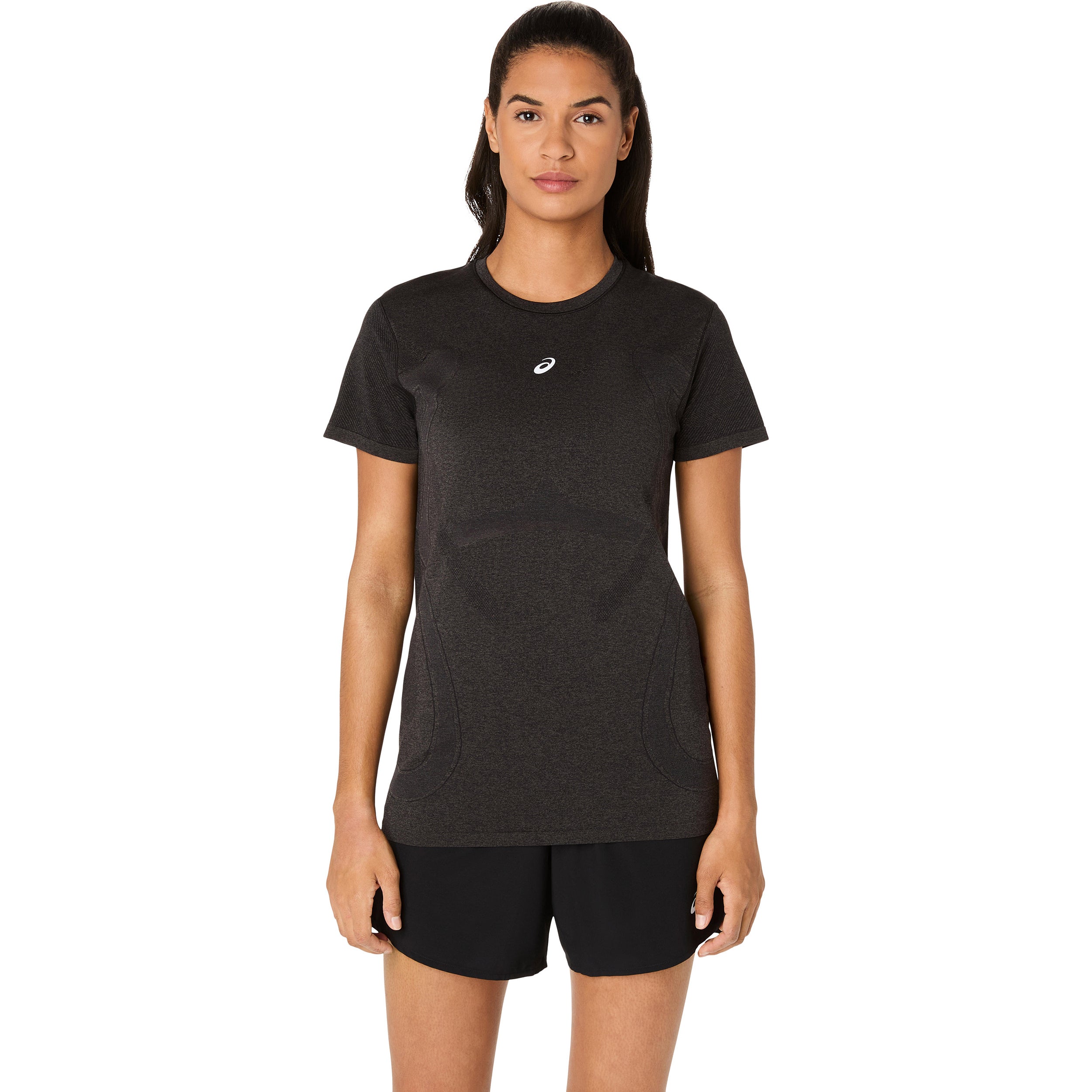 ASICS Road Seamless  Camiseta de running Mujeres - negro, gris oscuro