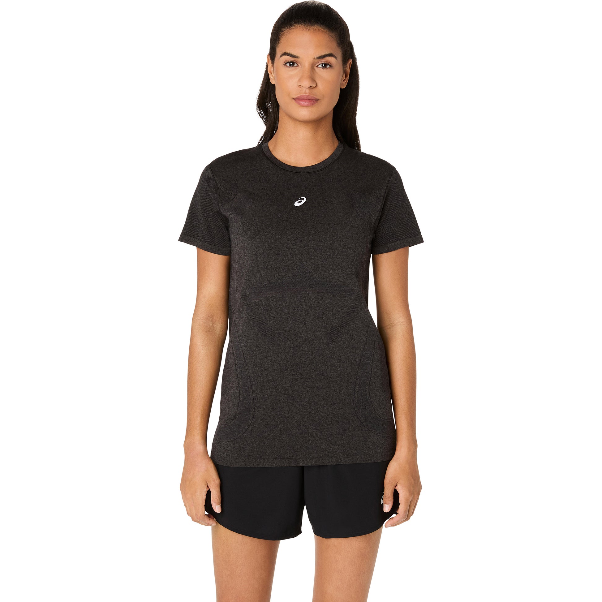 ASICS Road Seamless  Camiseta de running Mujeres - negro, gris oscuro