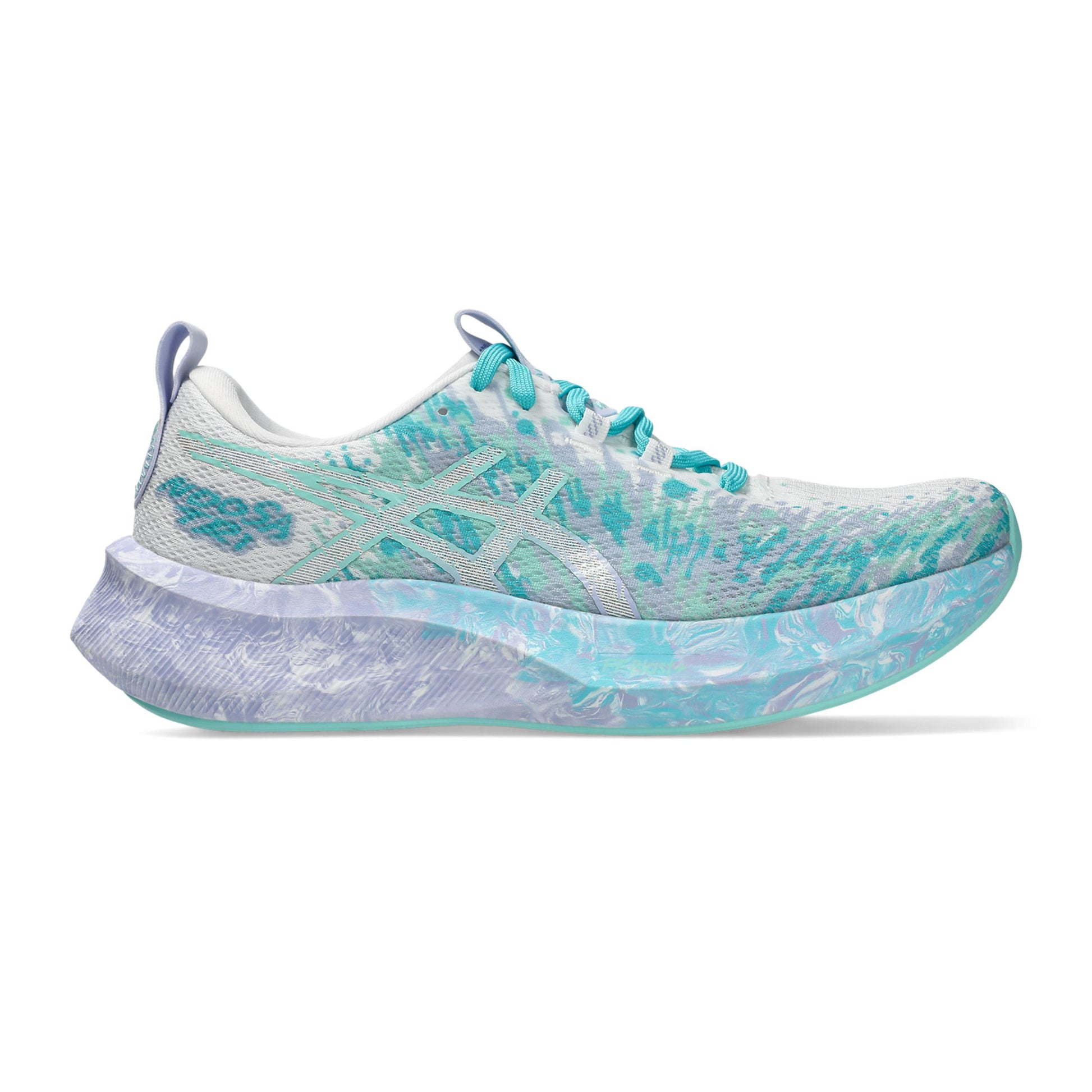 ASICS NOOSA TRI 16 Zapatilla de competición Mujeres - turquesa, morado