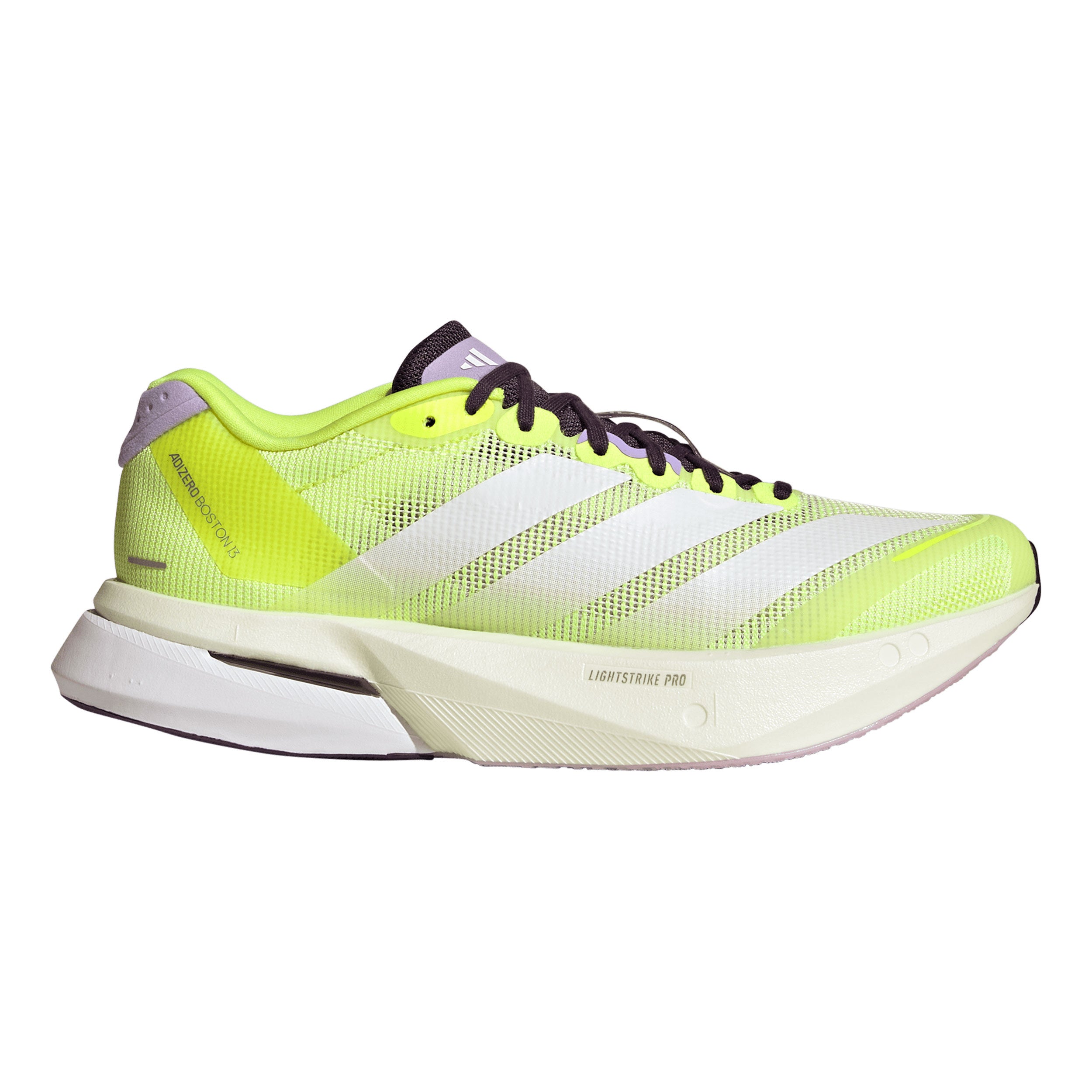 adidas adizero Boston 13 Zapatilla de competición Mujeres - amarillo neón, blanco