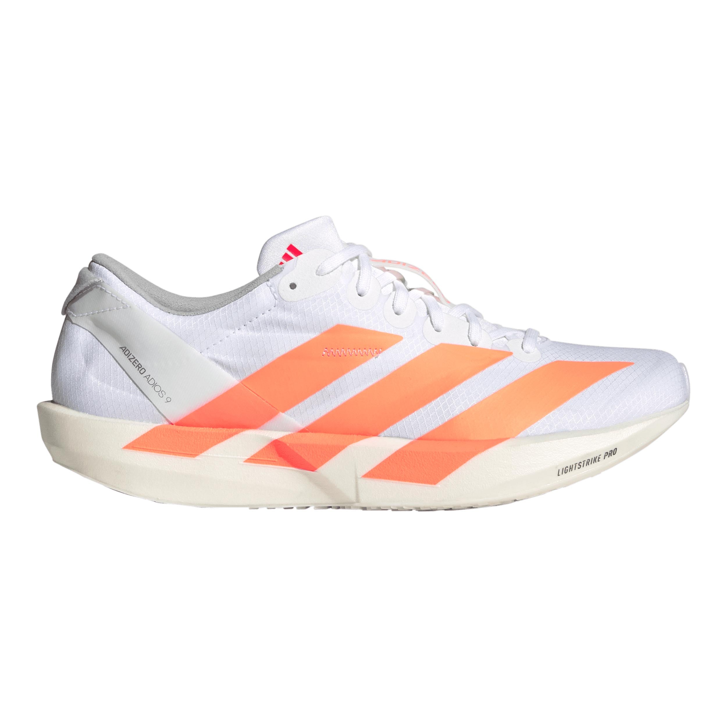 adidas adizero Adios 9 Zapatilla de competición Mujeres - blanco, naranja