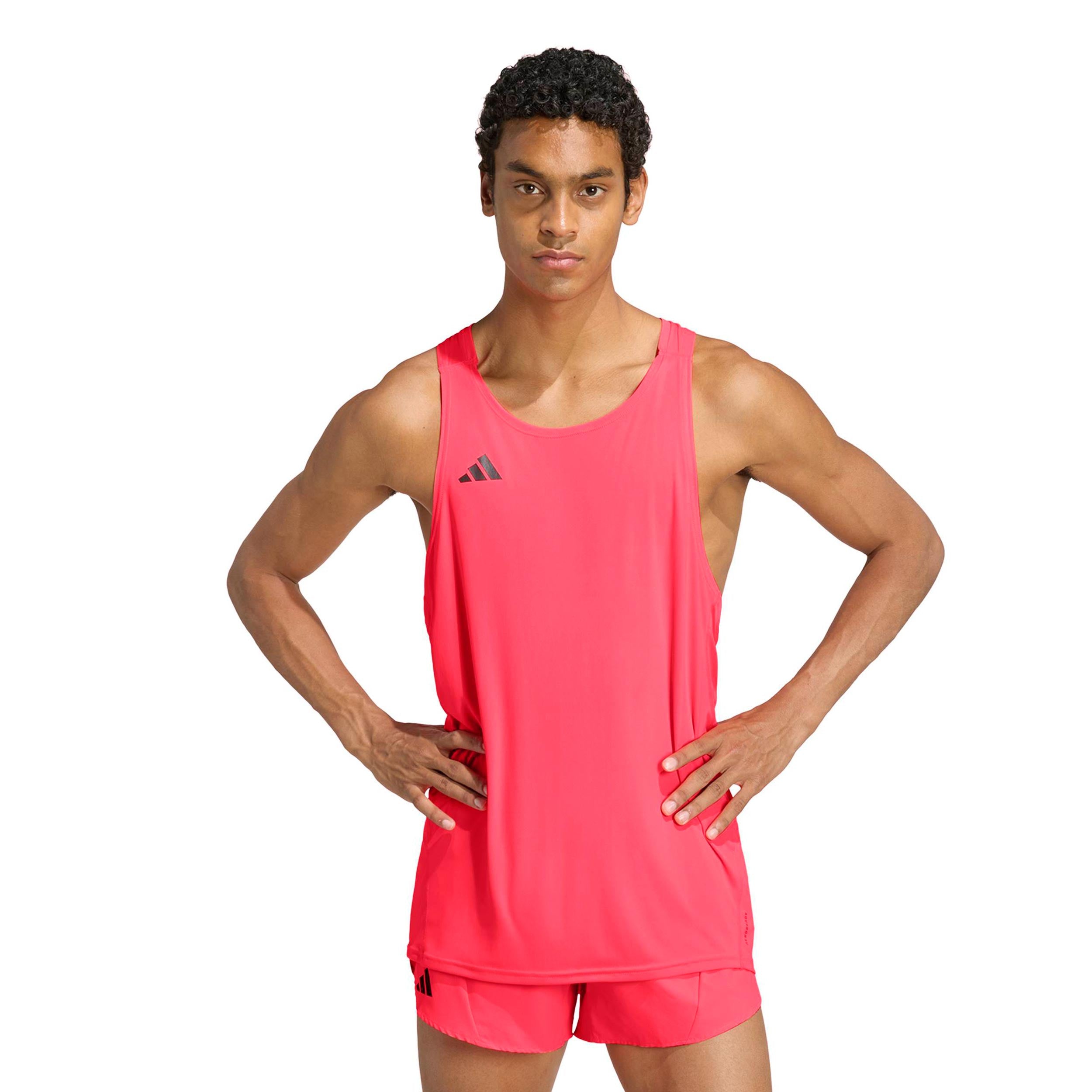 adidas Adizero Essential Camiseta de running Hombres - coral