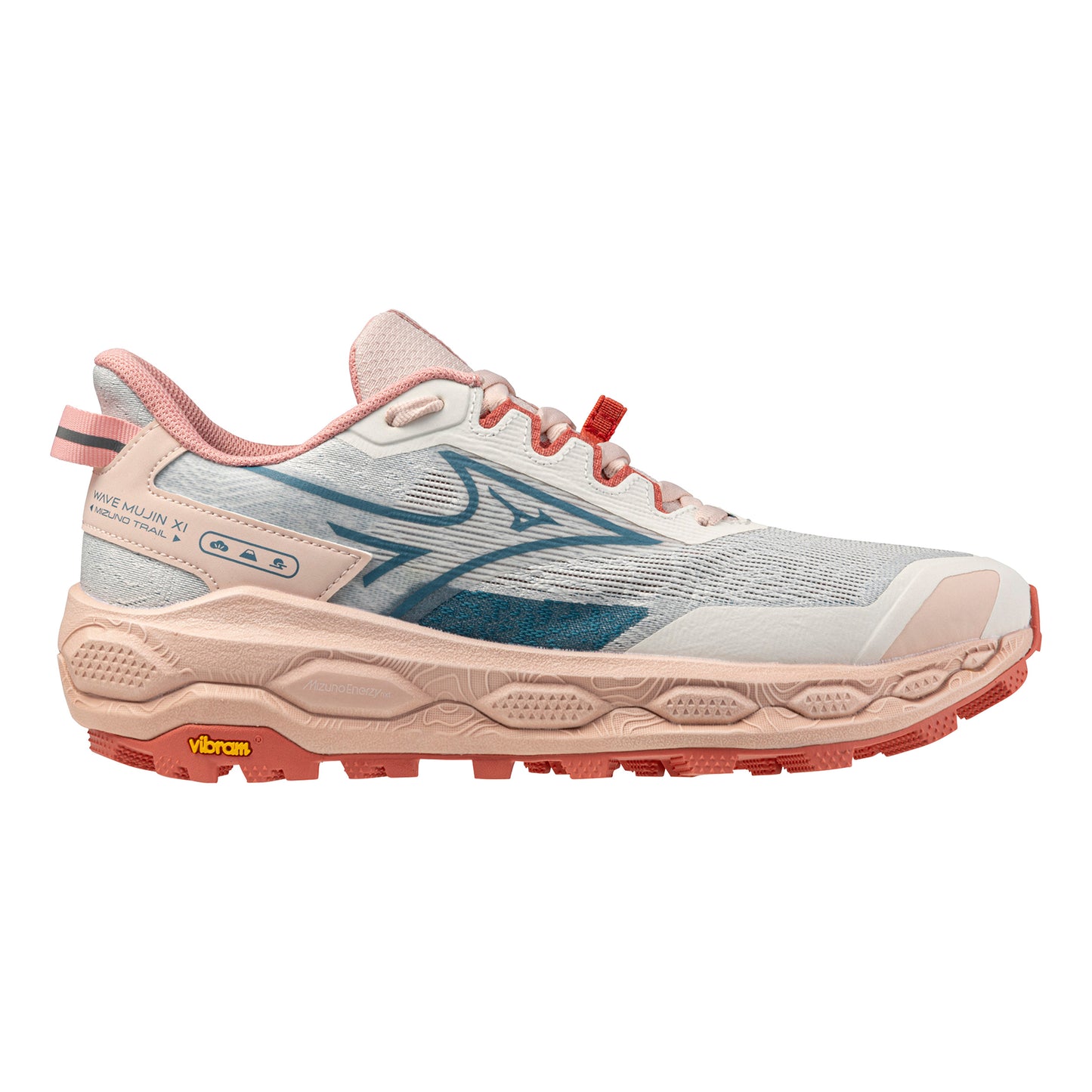 Mizuno Wave Mujin 11  Zapatilla trail Mujeres - blanco, azul