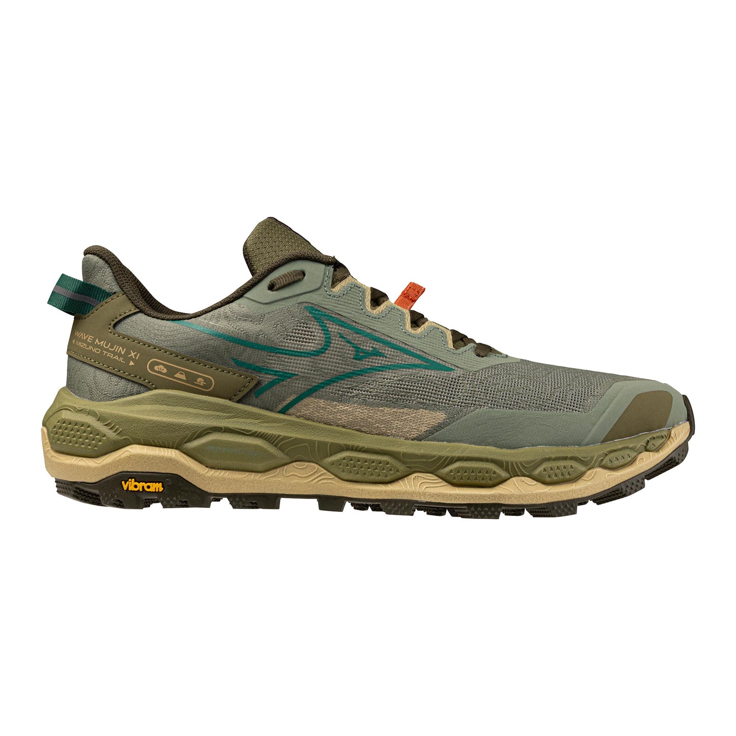 Mizuno Wave Mujin 11  Zapatilla trail Hombres - oliva, marrón