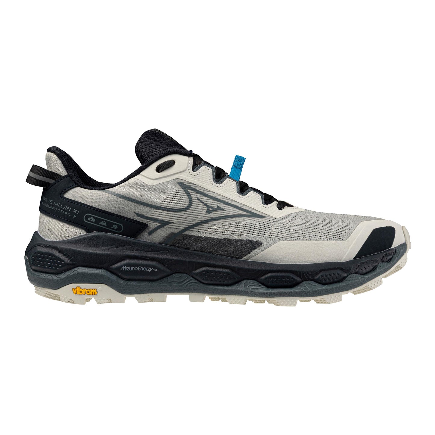 Mizuno Wave Mujin 11  Zapatilla trail Hombres - crema, color petróleo