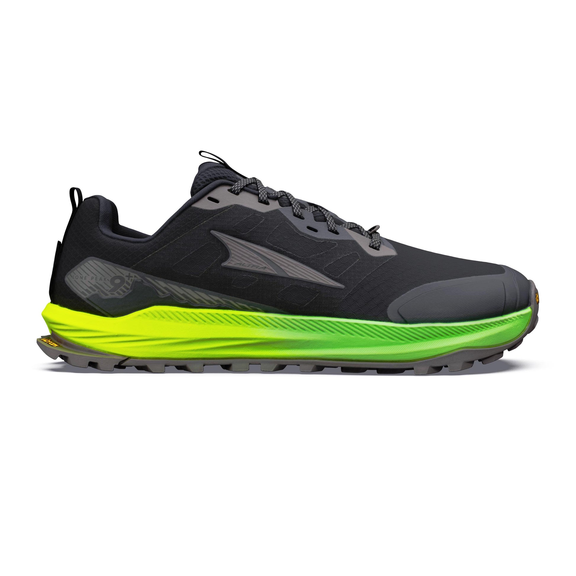 Altra Lone Peak 9+ Zapatilla trail Hombres - negro, verde