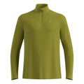 Essential 1/2 Zip Camiseta de running Hombres-verde