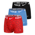 Dri-Fit Essential Micro Trunk Calzoncillos tipo bóxer - Pack de 3 Hombres-rojo, azul