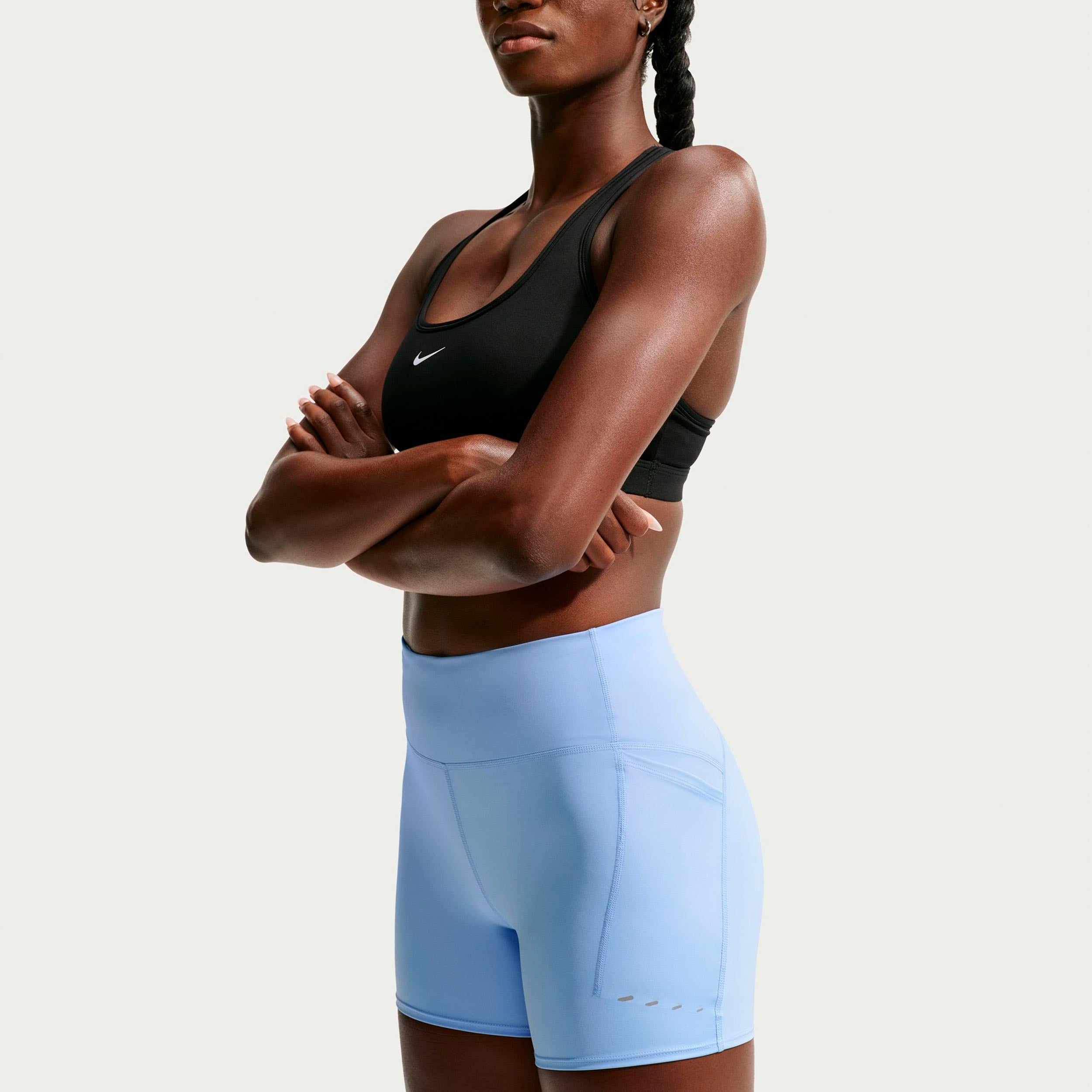 Nike Swift   Mallas para correr Mujeres - azul, plateado