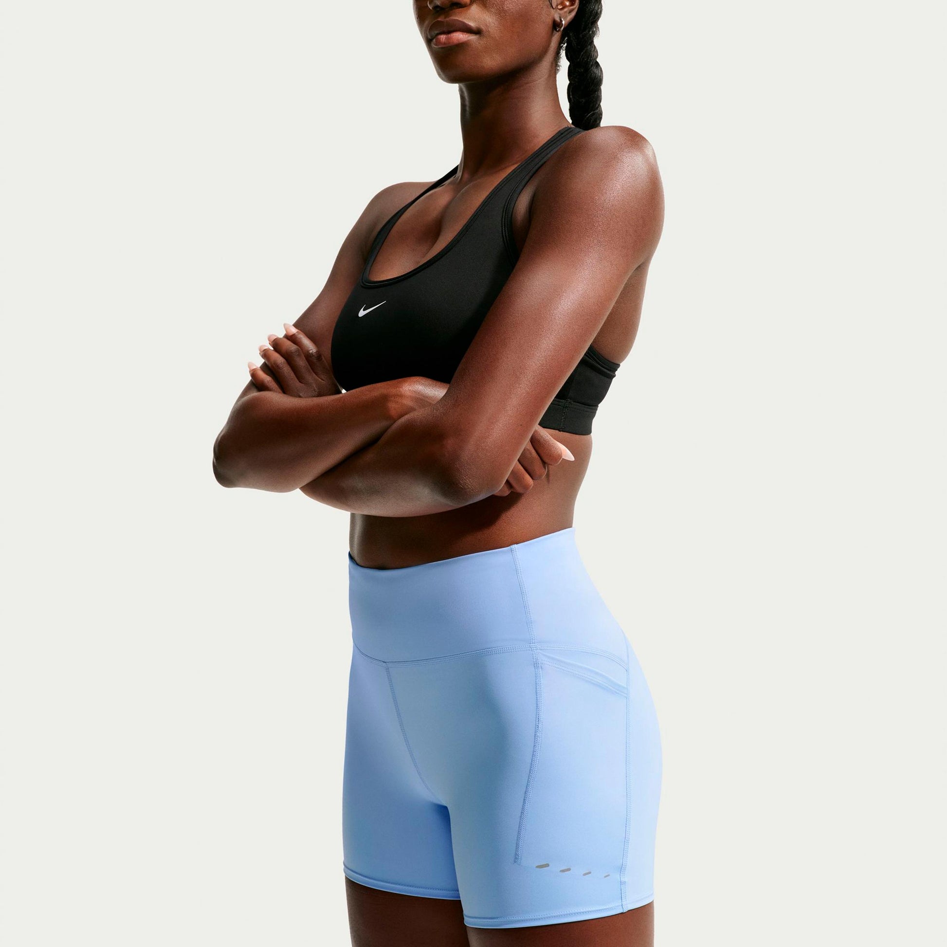 Nike Swift   Mallas para correr Mujeres - azul, plateado