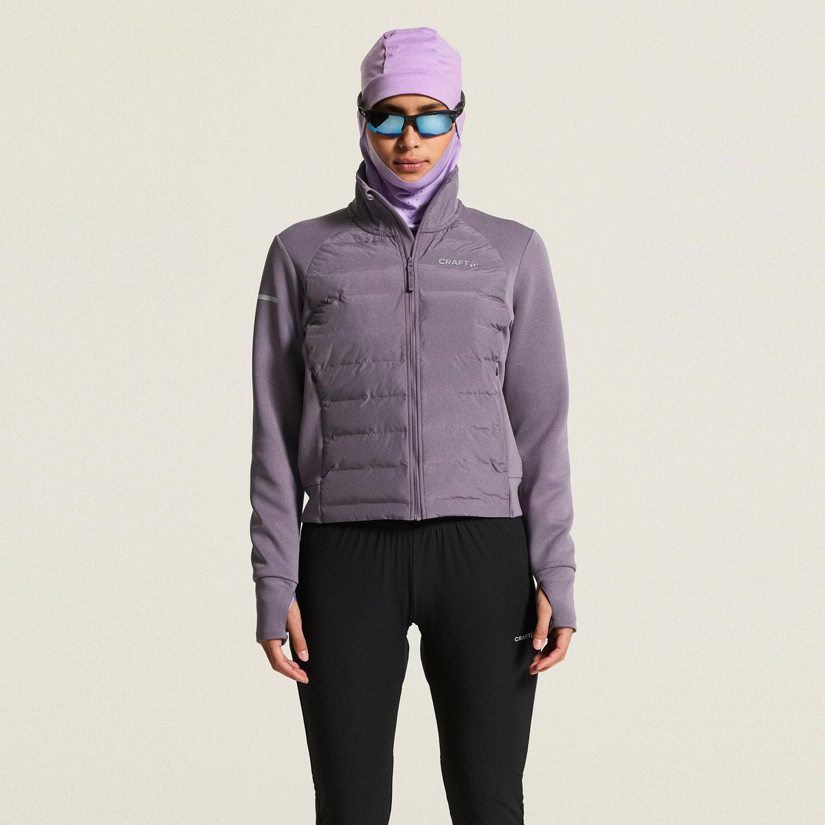 Craft SubZ Chaqueta para correr Mujeres - malva