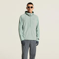 SubZ Light Sudadera con cremallera Hombres - salvia