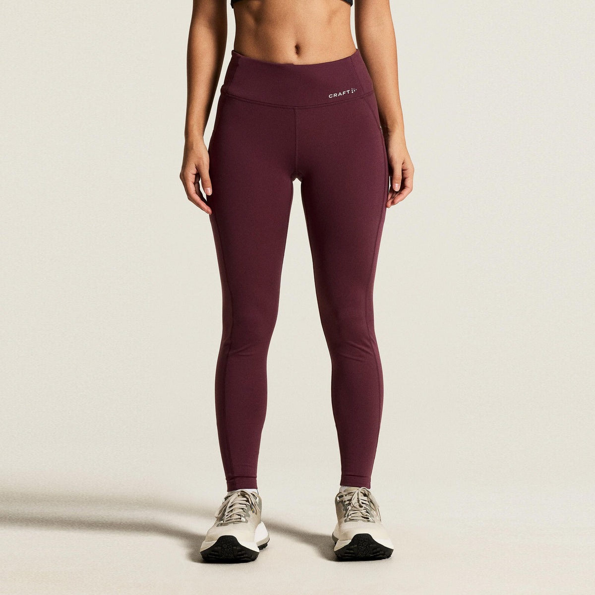Craft ADV Essence Warm Mallas para correr Mujeres - rojo