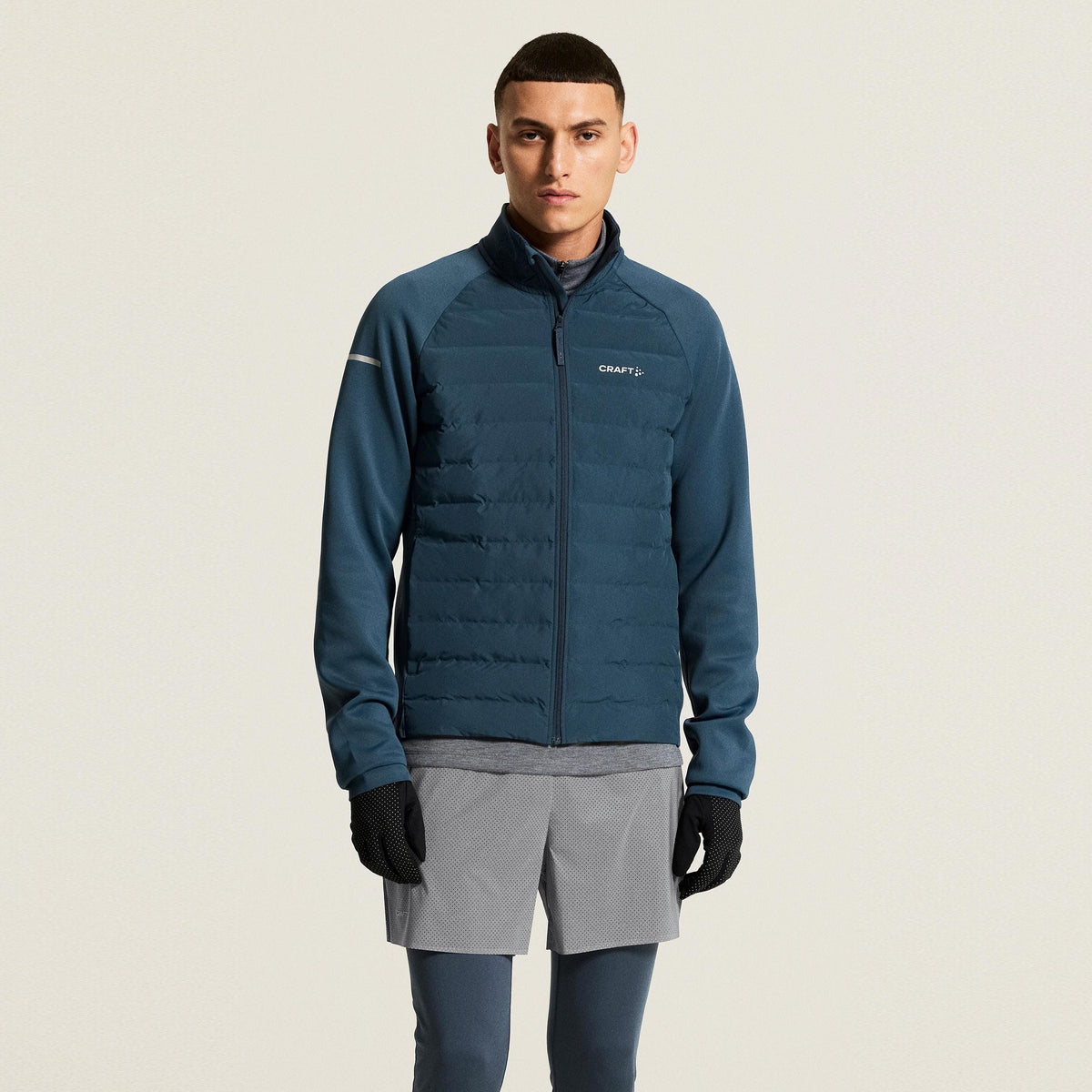 Craft SubZ Chaqueta para correr Hombres - azul oscuro