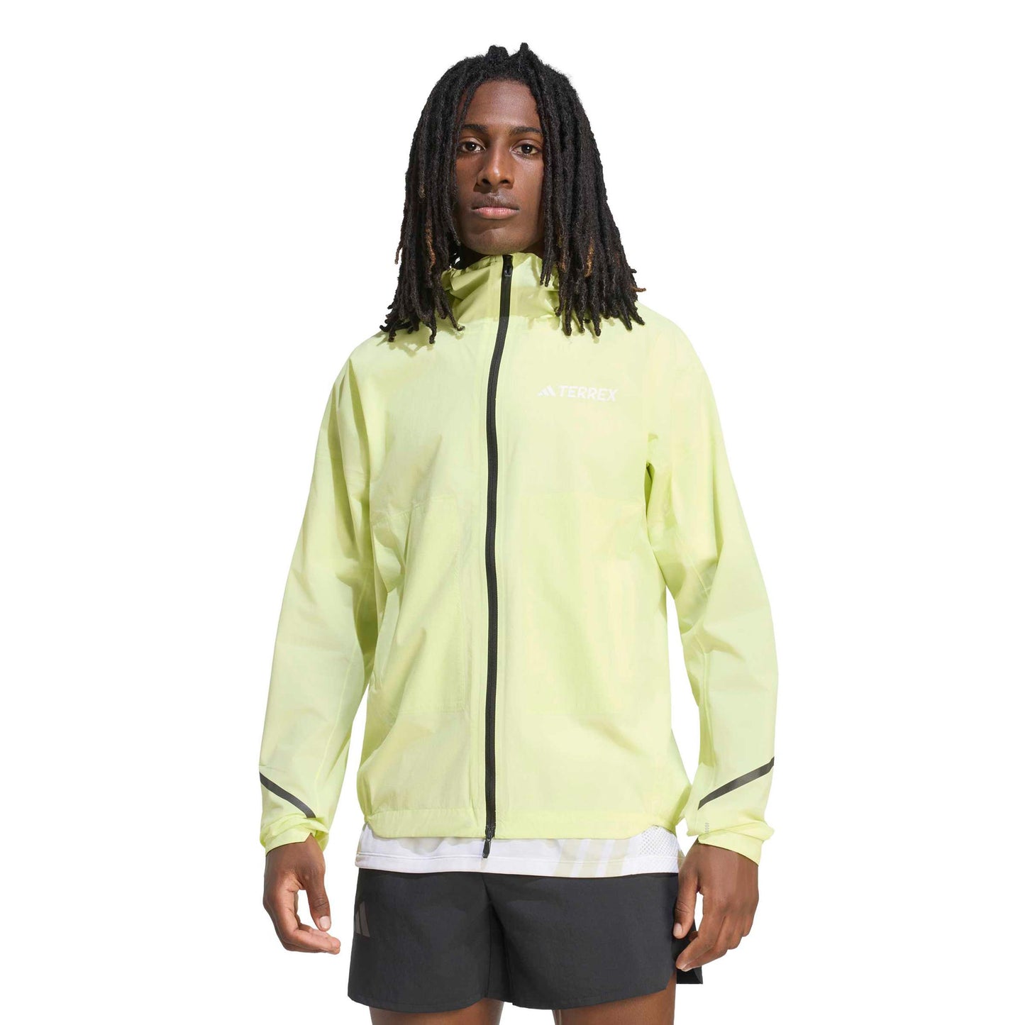 adidas Terrex XPR Light Chaqueta para correr Hombres - amarillo