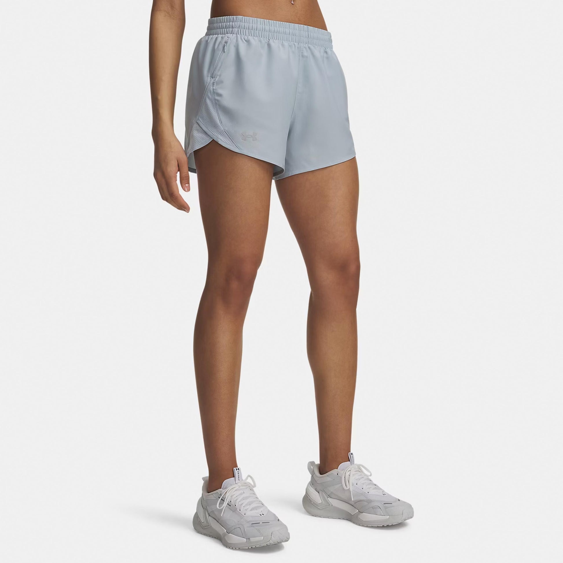 Under Armour Fly By 3in  Pantalones cortos Mujeres - azul-gris
