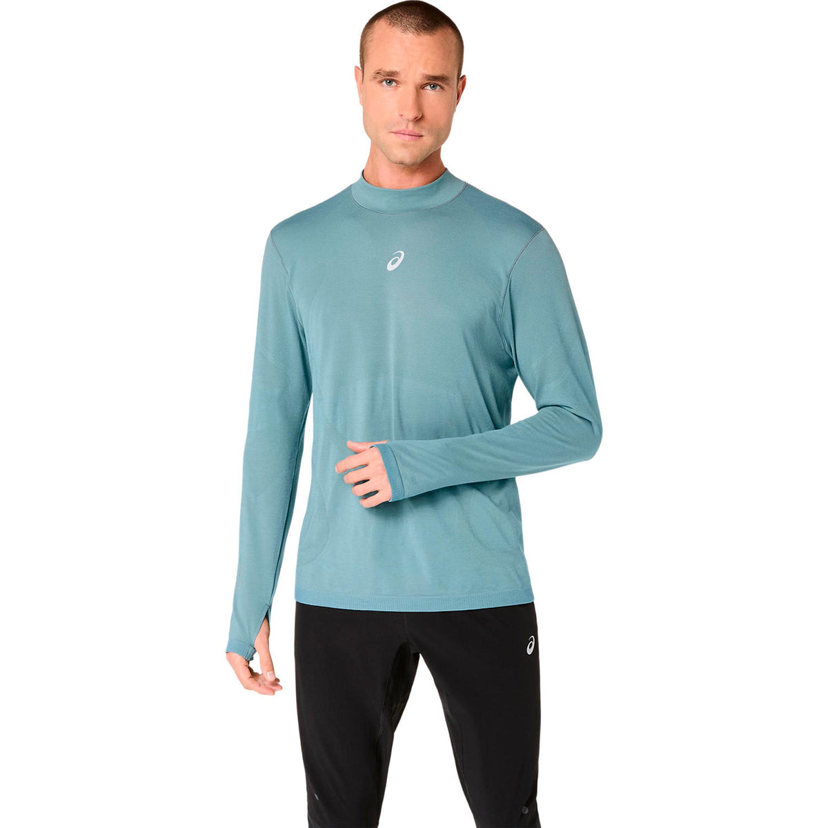ASICS Road Winter Seamless  Camiseta de running Hombres - turquesa
