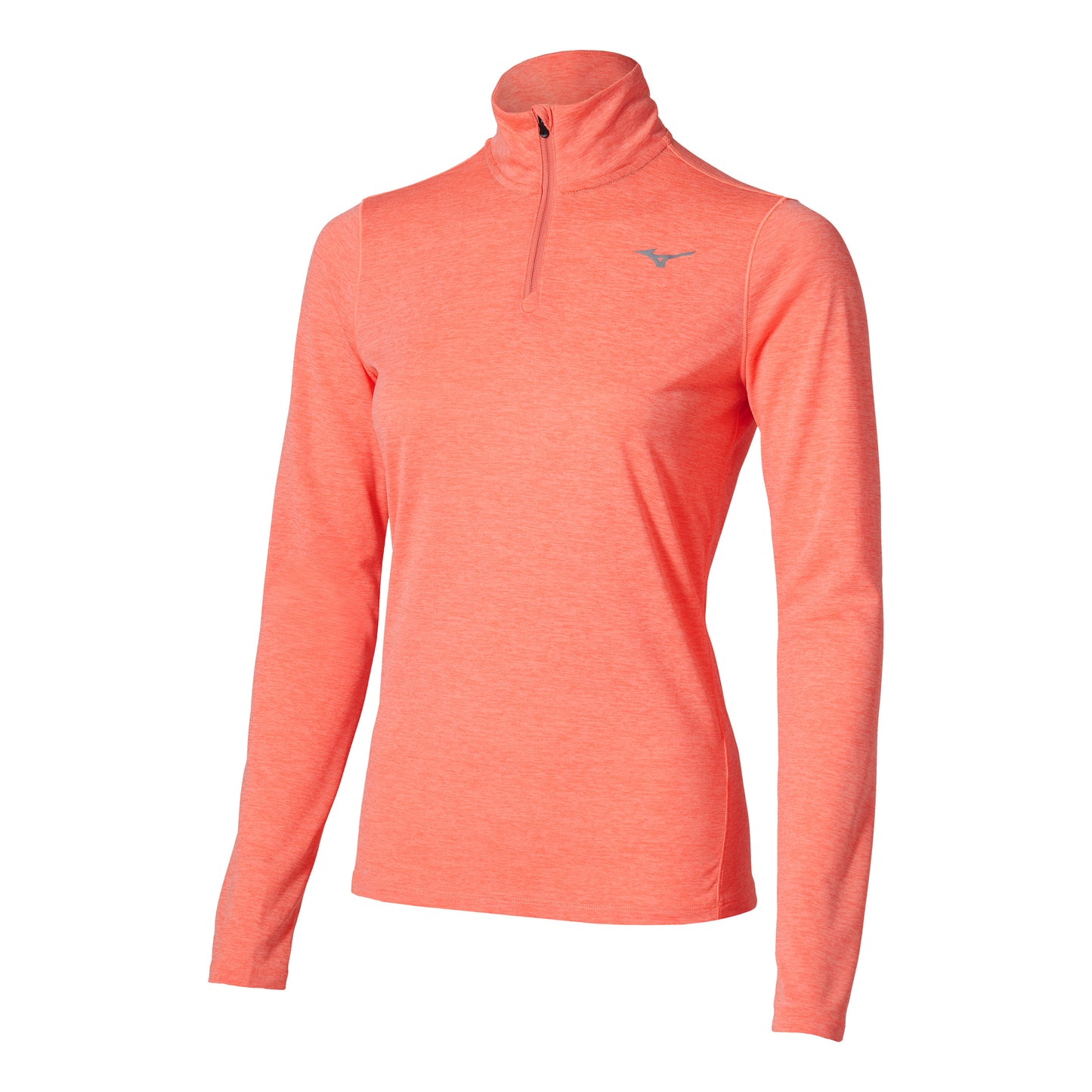 Mizuno Core Impulse Half Zip  Camiseta de running Mujeres - coral
