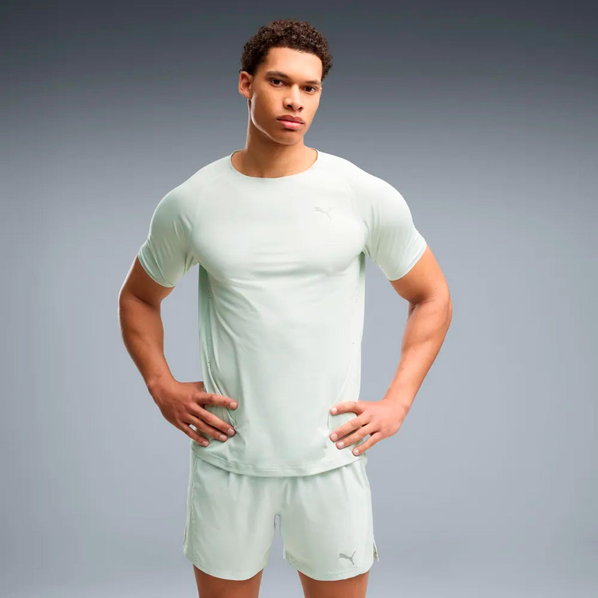 Puma Everyday Cloudspun  Camiseta de running Hombres - verde claro