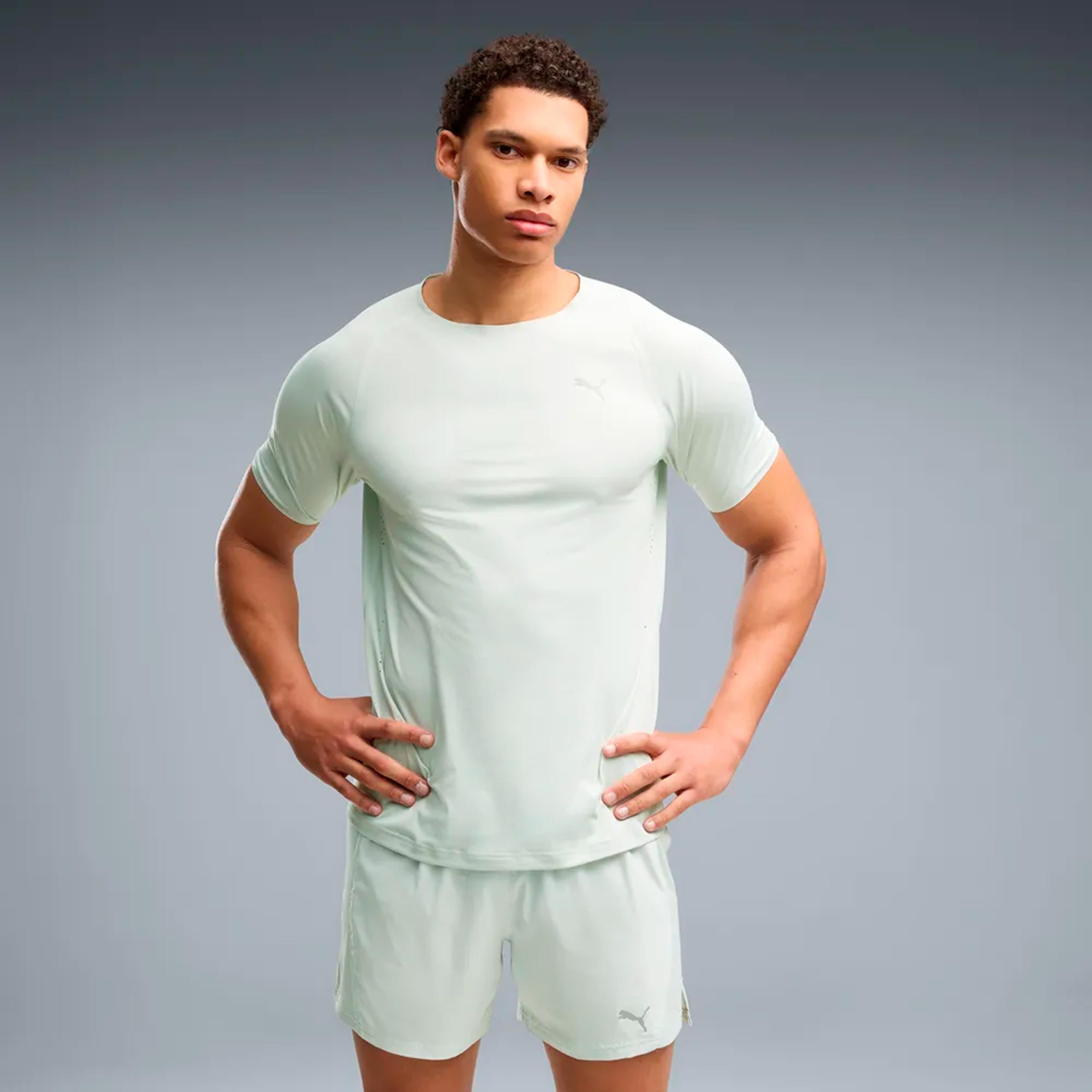 Puma Everyday Cloudspun  Camiseta de running Hombres - verde claro