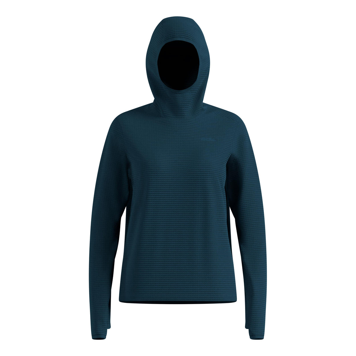 Odlo Essential Thermal Midlayer  Sudadera con capucha Mujeres - color petróleo