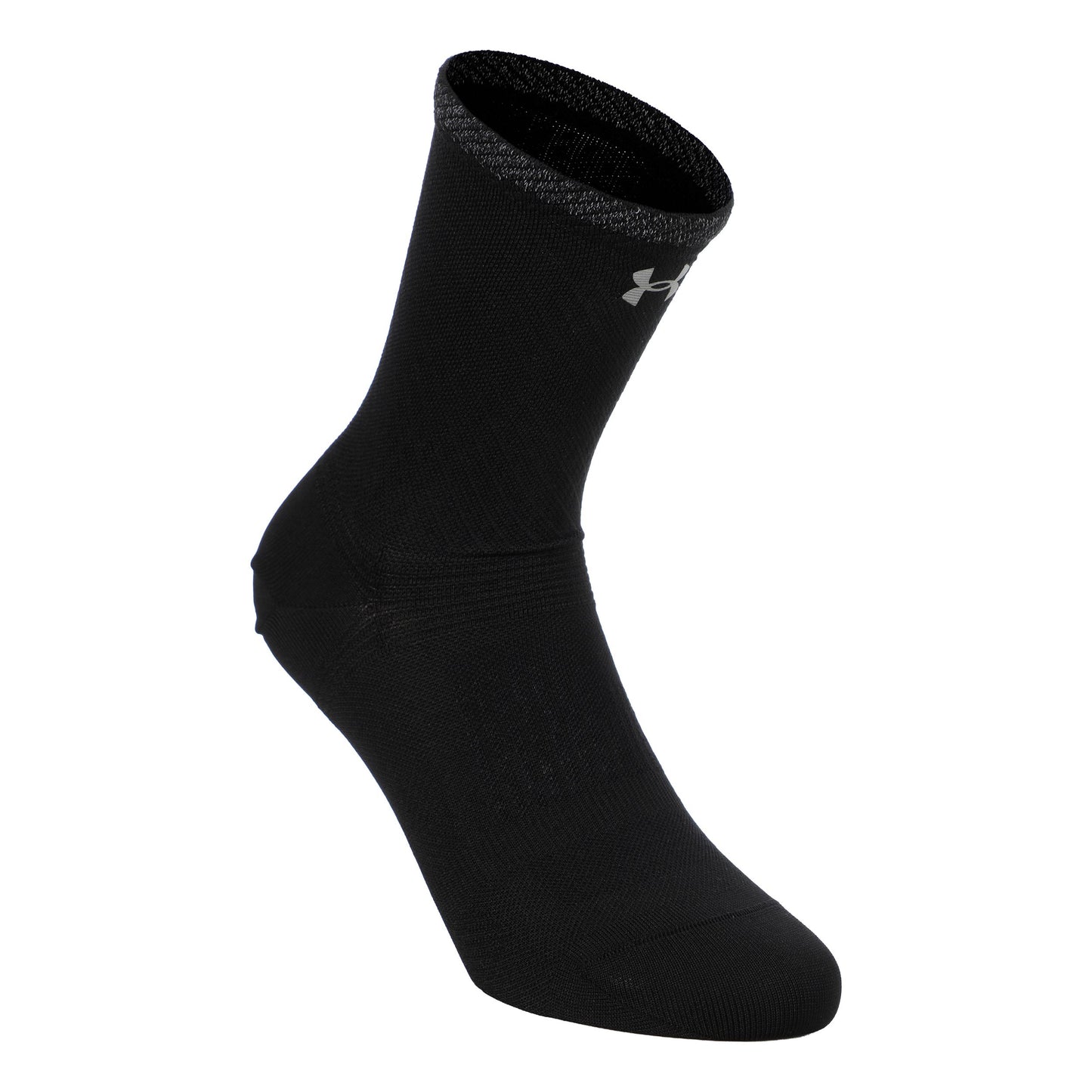 Under Armour Velociti Lite Crew  Calcetines para correr Unisex-negro, negro