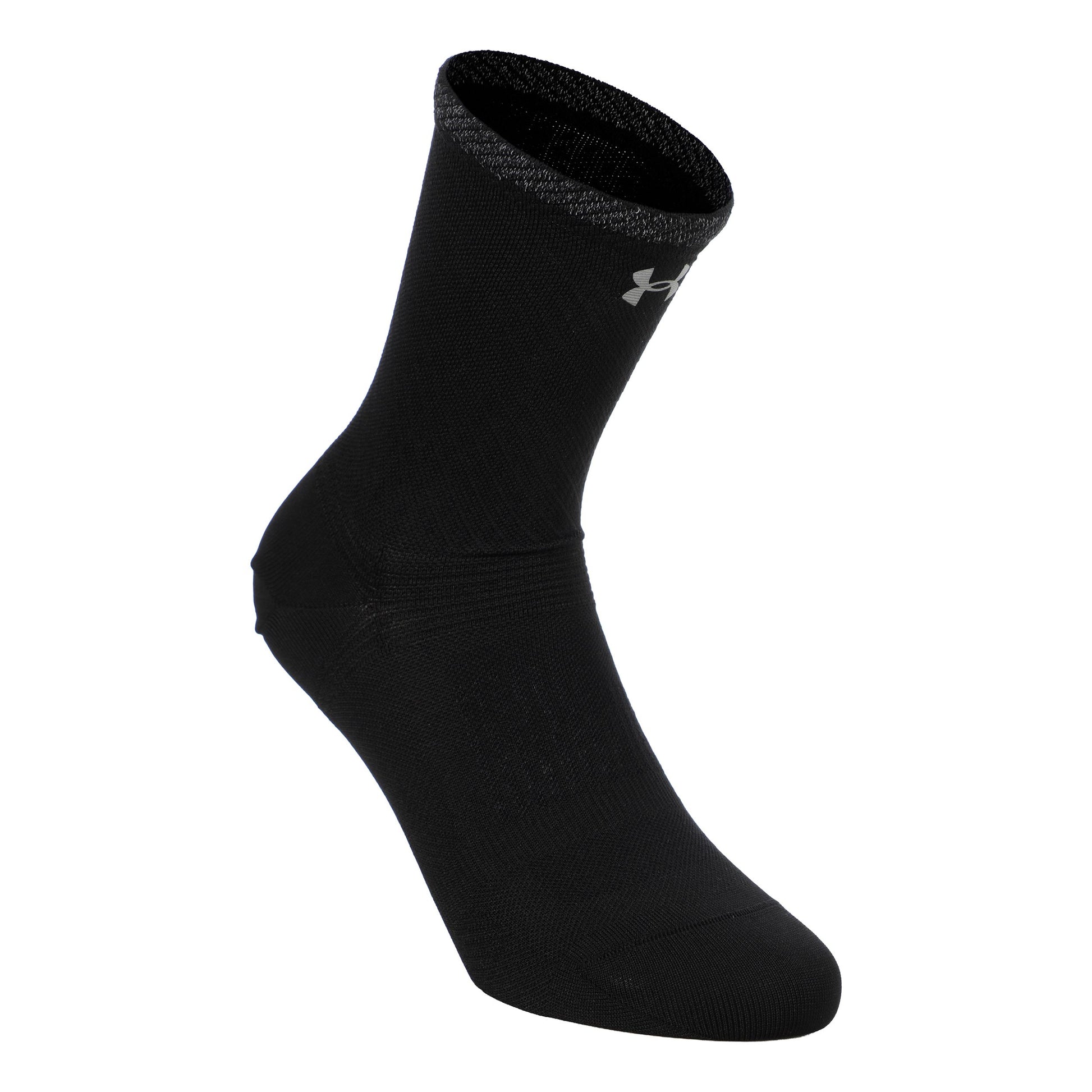 Under Armour Velociti Lite Crew  Calcetines para correr Unisex-negro, negro