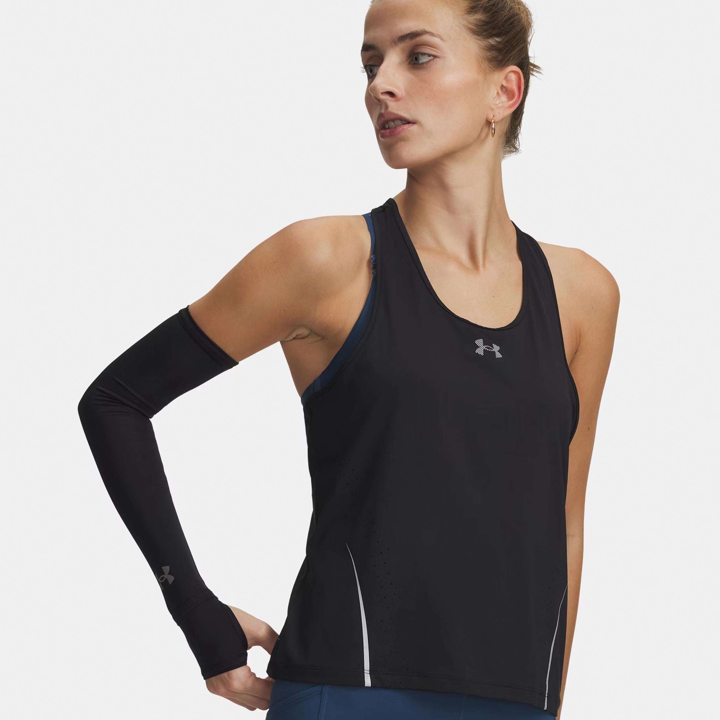 Under Armour Velociti Pro  Camiseta de running Mujeres - negro, plateado