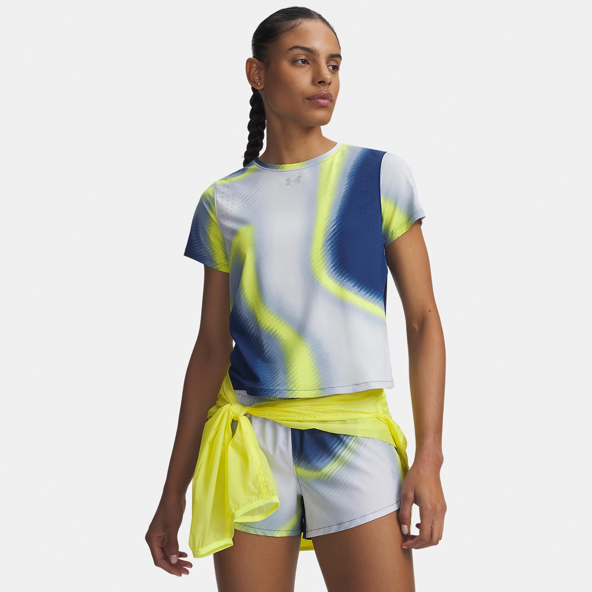 Under Armour Velociti Pro Print  Camiseta de running Mujeres - azul, multicolor