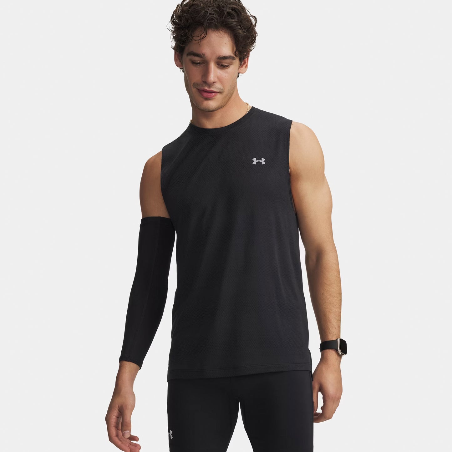 Under Armour Velociti  Camiseta de running Hombres-negro, plateado