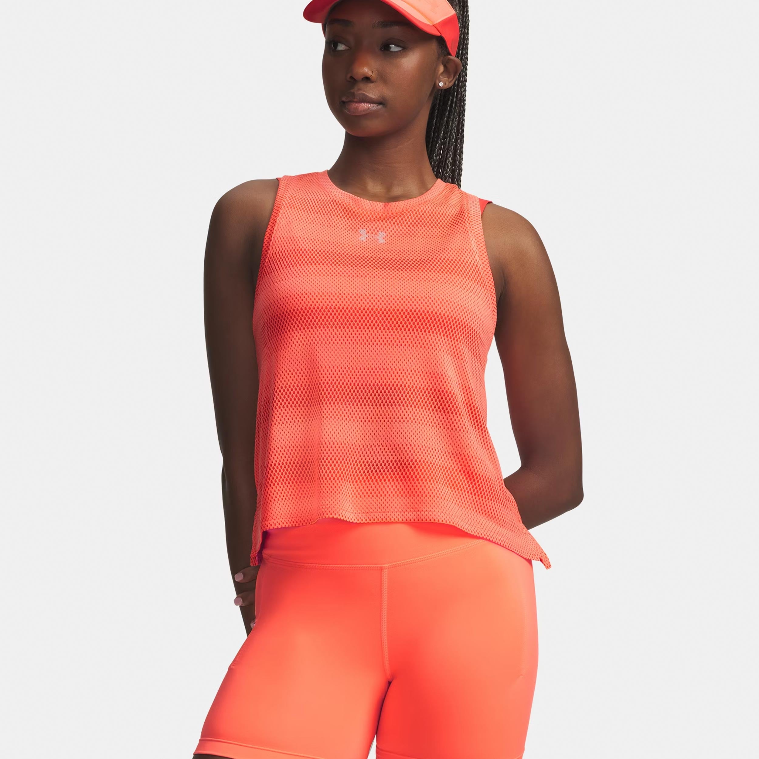Under Armour Velociti  Camiseta de running Mujeres - naranja, plateado