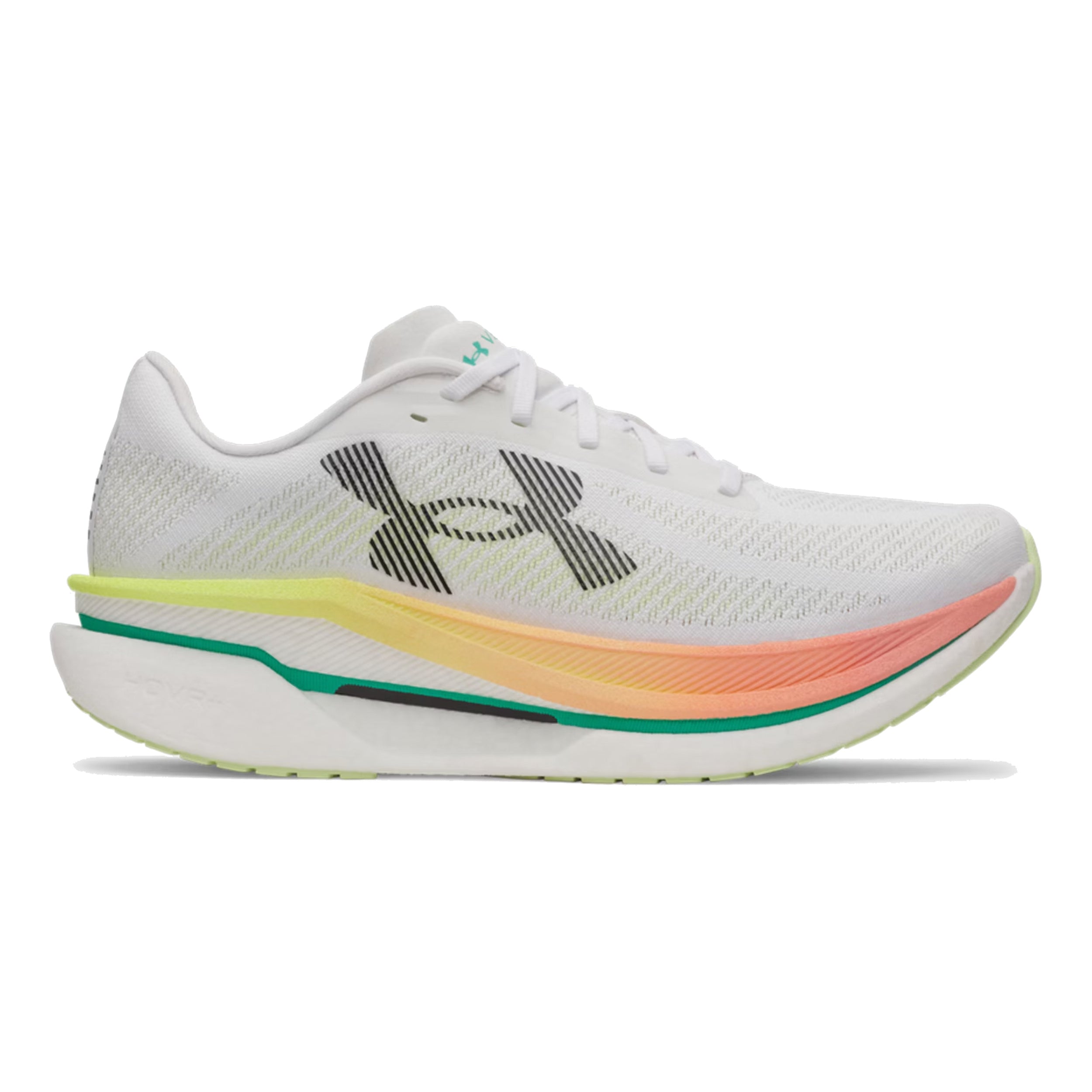 Under Armour Velociti Pro 2 Zapatilla de competición Unisex-blanco, verde claro