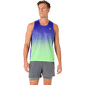 Road Fade Camiseta de running Hombres-azul, verde