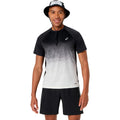Road Fade Camiseta de running Hombres-negro, beige