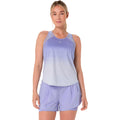 Road Fade Camiseta de running Mujeres-azul